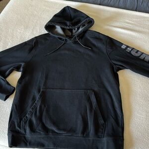 Hurley Hoodie Sweatshirt w/ arm decal Black Sz L